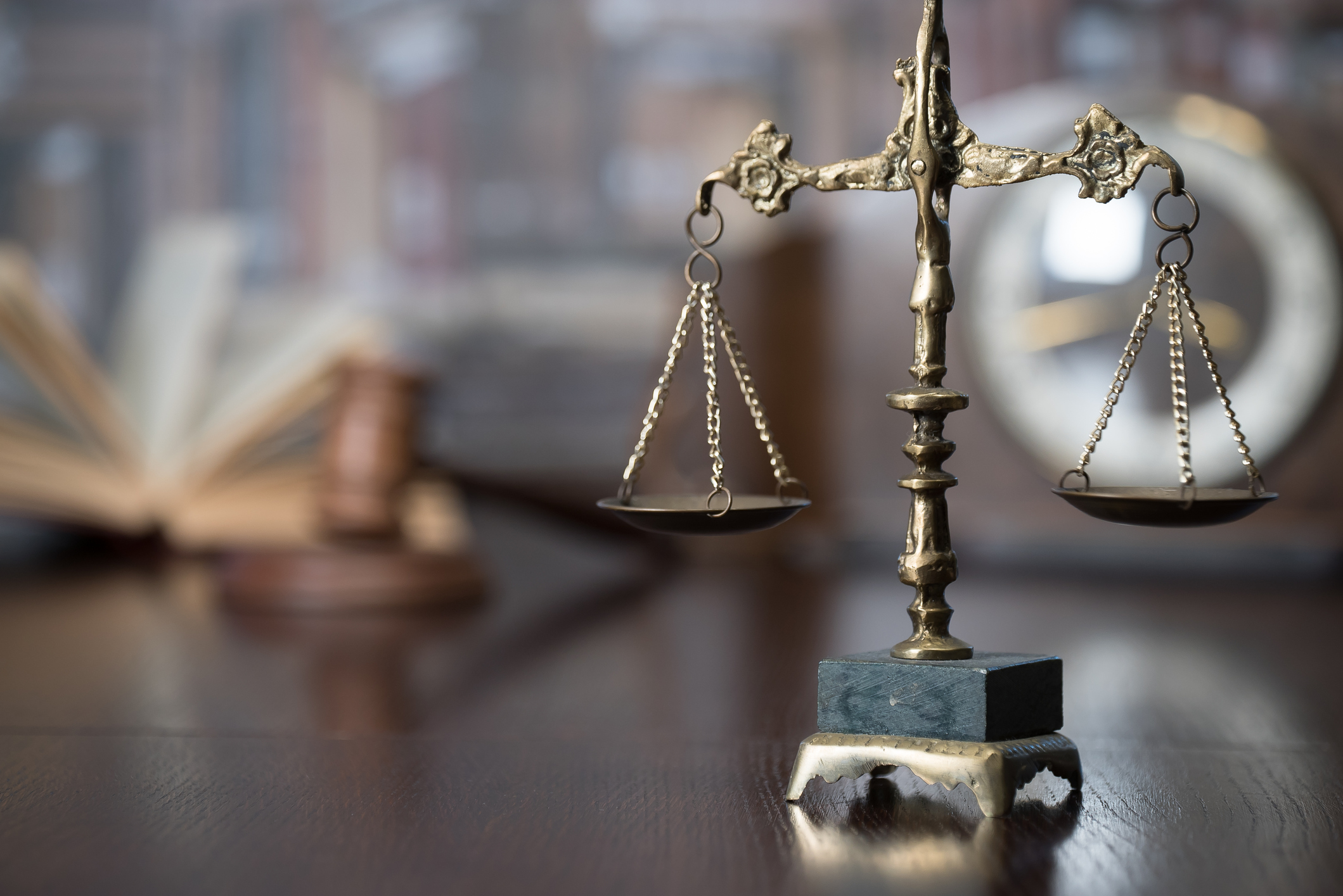 Imagem: balança da justiça