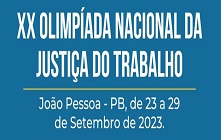 XX Olimpíada Nacional da Justiça do Trabalho
