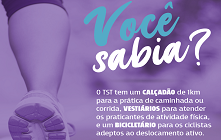 Você sabia que o TST tem um calçadão para a prática de caminhada ou corrida?